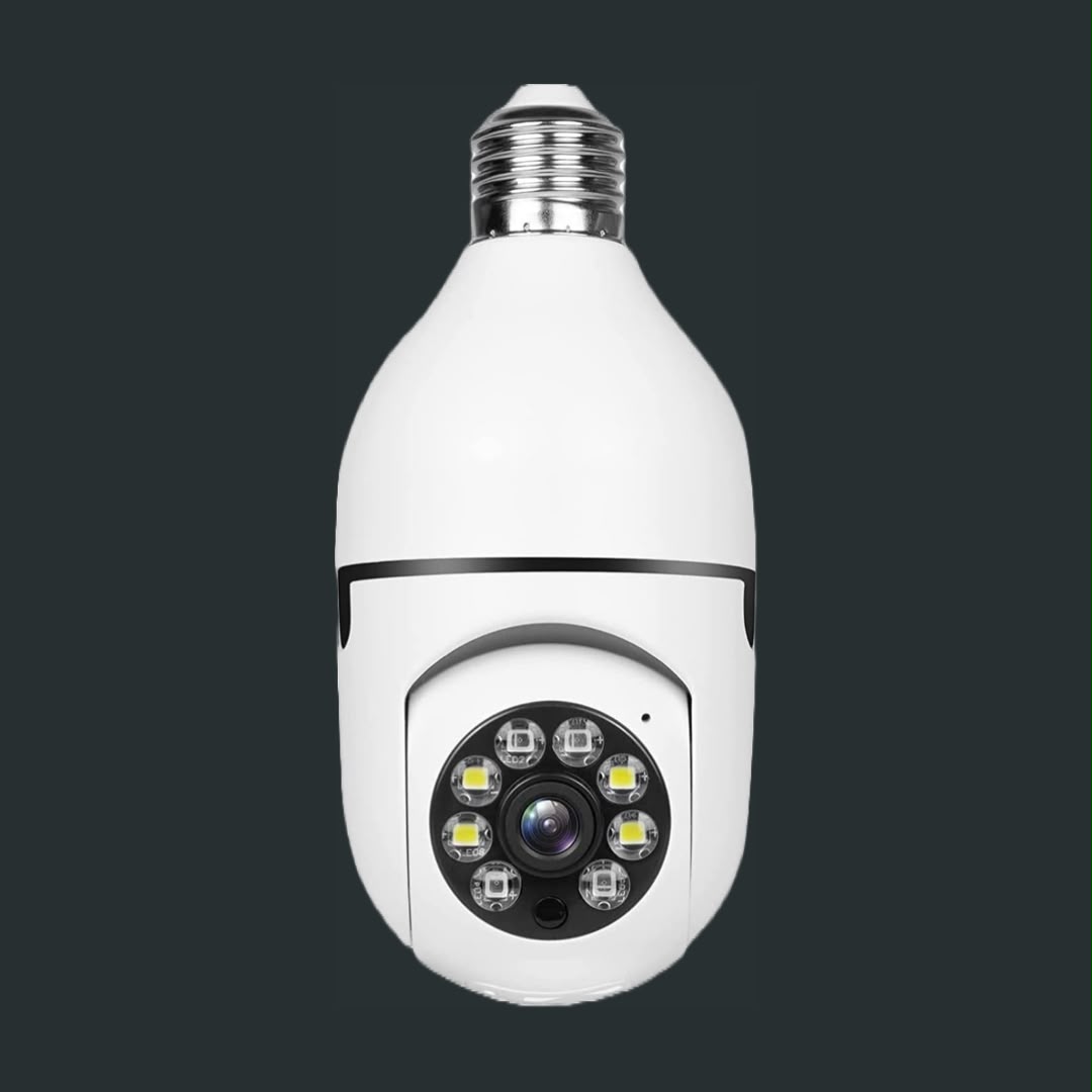 E27 Bulb Socket PT Wi-Fi Security Camera