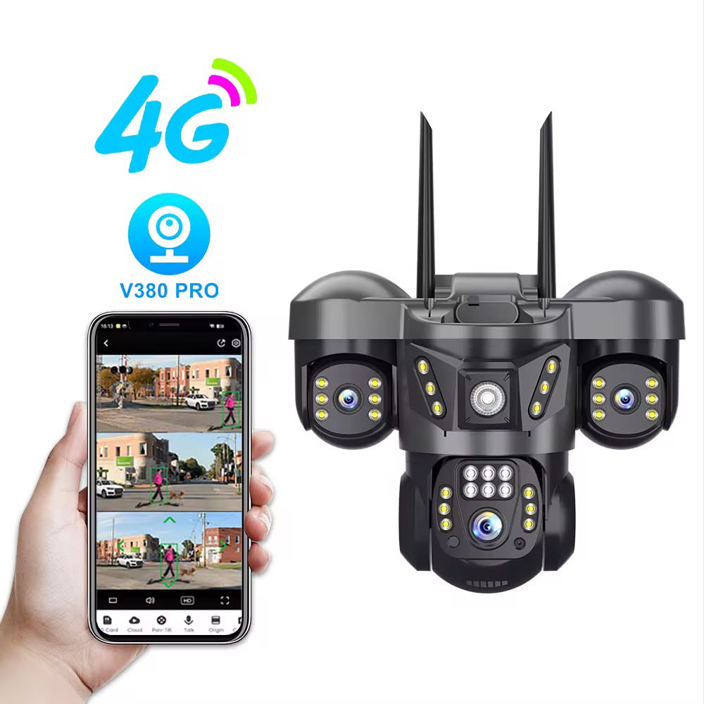 4G Triple-Lens PT Security Camera