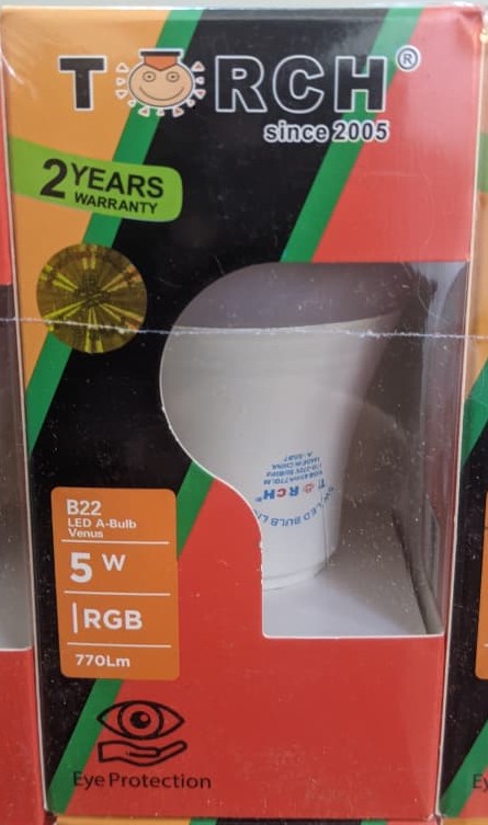 Bulb 5Watt Torch RGB