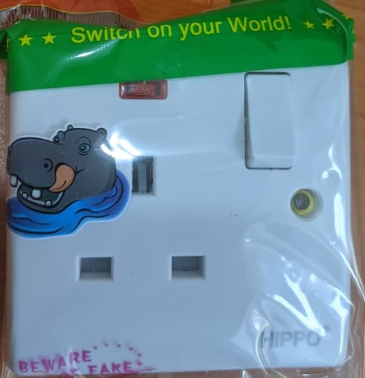 Switch Socket 1Gang (Single) 13A Hippo
