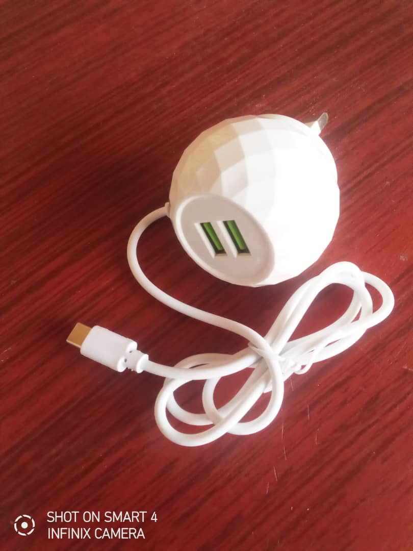 2-Port TYPE 'C' USB Wall Charger